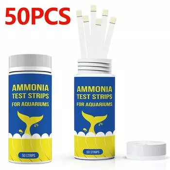 Water Quality Test Strips Ammonia Testing Paper For Home Water Swimming Pool Aquarium Professional Measurement Tool 50pcs/bottle