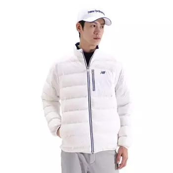 Water Repellent Down Jacket Moisture Absorbing Heat Golf Outerwear 6 [New Balance] Men s (Stretch/Topthermo Generating) / / 012-3220006 030_White
