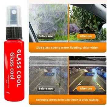 Water Repellent Fast-acting Car Windshield Cleaner Kit for Oil Film Removal Streak-free Glass Powerful Auto Exterior Glass Wiper