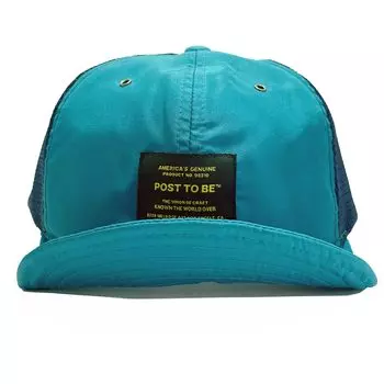 Water Repellent Grade 5 UV Protection Hat Post To Be Tag Duspo Cap Umpire Cap Free Size Big Size Number Blue [Basic Quench] 99.9% UPF50+ (JP, Size,