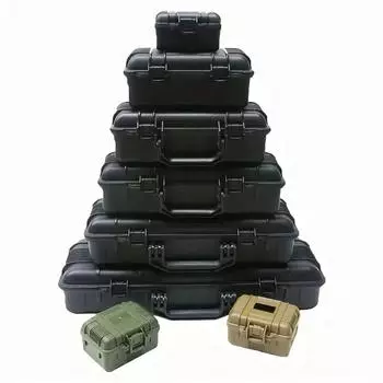 Водоотталкивающий жесткий чехол для инструментов, сумка-органайзер, ящик для хранения, герметичный противоударный защитный ящик для инструментов с губкой