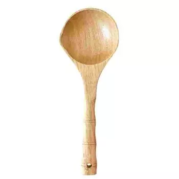 Water Spoon Rational Capacity Scoop Sauna Room Bamboo Premium Material Ladle Wooden