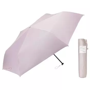 Складной зонт Waterfront Dual Rain Dusty Umbulatio Roof UV Block с водоотталкивающим покрытием и защитой от ультрафиолетового излучения, зонт, использование, зонт, розовый, 60 см, 190 г,