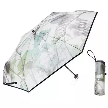Waterfront Folding LICENSE Series Neo Mini Summer Beautiful Art Created by Mini Size Wind Umbrella, memorif. Folding Scent, 51cm, Nature, + 15m/s