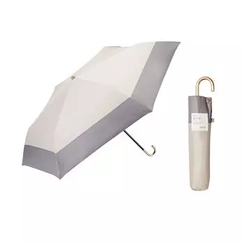 Waterfront Folding Sun Siamese Umbulatio Slender UV Carries on Bag or Level UV Light Heat Umbrella, Umbrella, Two-Tone Pattern, 53cm, Series, Handle,