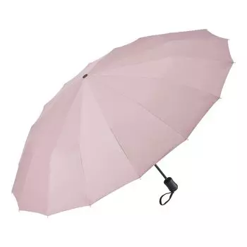 Waterfront Folding Umbrella Parasol and Rain Umbrella 16RIB UV Block Rose 55cm 16 Ribs UV Protection 99.9% Women s S355-0829MG1-BE ярко-розовый