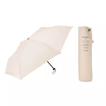Waterfront Folding Umbrella Rain Umbrella LESS IS MORE Series Shut Light Apricot 55cm Anyone can fold it neatly quickly Shape memory function абрикосовый