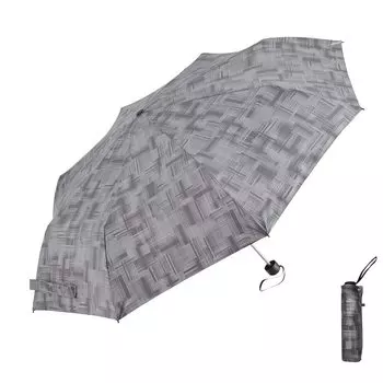 Waterfront Folding Umbrella Rain Umbrella LESS IS MORE Wind Resistance Storm Ash Gray 63cm Wind resistant to withstand strong winds Comfortable with