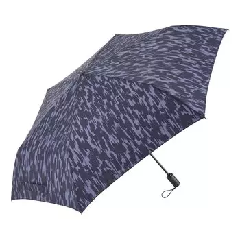 Waterfront Folding Umbrella Rain Umbrella LESS IS MORE Lightweight Automatic Bark Midnight Blue 60cm Automatically with One Hand Press Lightweight