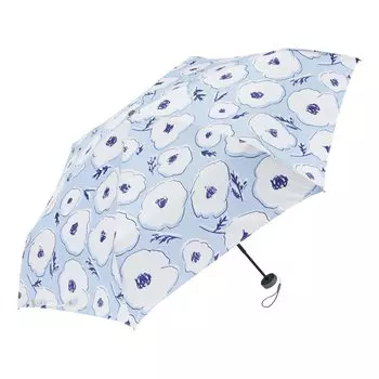 Складной зонт Waterfront Umbulatio Neo Mini Poppy Macaron Blue 51 см Mini Size Легко открывается и закрывается Женский U351-0814BL2-B8