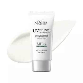 Waterfull Mild Sun Cream 50ml Sunscreen UV Protection For Face and Whole Body Sensitive Skin Hypoallergenic No UV Absorber Vegan Sweat and Water белый