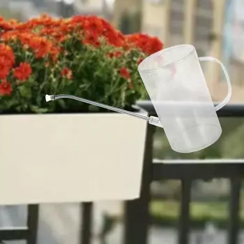 Лейка для комнатных растений, подарки, длинный горшок с носиком, садовый дом Clear 1L