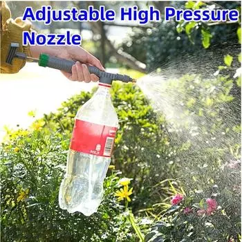 Watering Tools Sprayer Agricultural Tools Manual High Pressure Air Pump Sprayer Adjustable Drink Bottle Spray Head Nozzle Garden серый