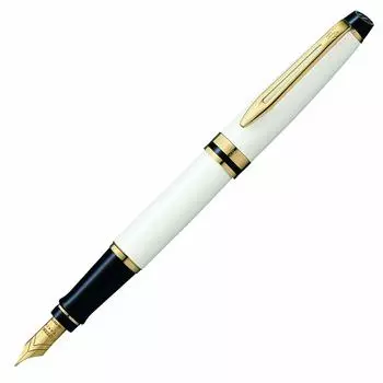 Перьевая ручка WATERMAN Official M Medium Point Expert Essential Ivory GT 2103840 Перо 18K Обычный импортный продукт Двойного назначения