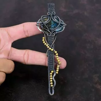 Watermelon Tourmaline Pendant Copper Wire Wrapped Pendant Key Pendant Copper Jewelry Handmade Gemstone Pendant Wire Wrapped Jewelry For Gift