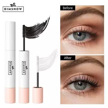 Водостойкая и не размазывающаяся тушь для ресниц с двойной головкой Slim Thick Curl, водостойкая и против пота, основа под тушь