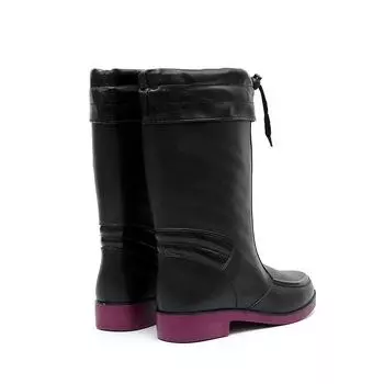 Waterproof and Non-slip Male Shoes Fashion Men s Rain Boots Pvc Cheap Without Lacing New 2024 Rubber Low-heel Plastic Outdoor 39