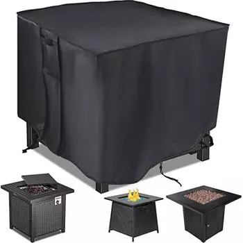 Waterproof And Sunscreen Table And Chair Cover Handle Vent Barbecue Stove Dust Protection Has