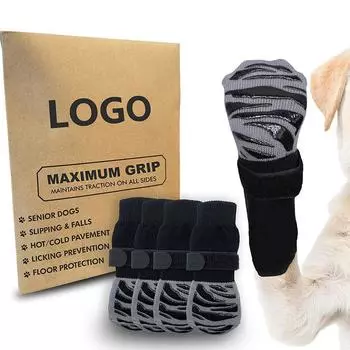 Waterproof Anti-Slip Socks for Dogs and Cats, Outdoor Dog Shoes, Small and Medium Pet Socks S