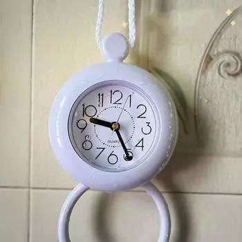 Waterproof Bathroom Clock Shower Hanging Wall Clocks Home Decoration Water-Proof Mute Hanging Simple Toilet Watch CHINA