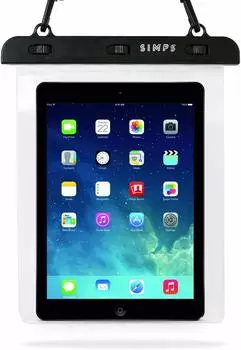 Waterproof case for tablets such as iPad with level IPX8 waterproofing certification test by the largest SGS inspection x Beautiful screen remains