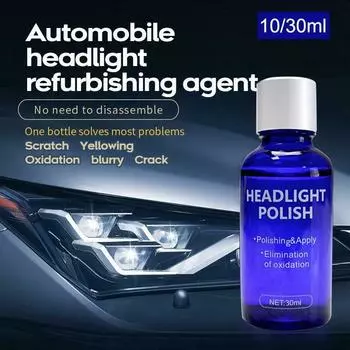 Waterproof Ceramic Coat Super Hydrophobic 10ml/30ml Car Headlights Liquid Repair Agent Glass Polishing Coating Liquid Universal