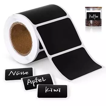 Waterproof Chalkboard Stickers, Kitchen Spice Label Stickers, Household Jar Bottle Labels, Spice Writing Labels 150pcs