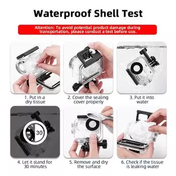 Водонепроницаемый чехол для дайвинга для камеры GO3. Снимайте потрясающие фотографии в воде.