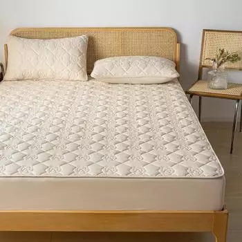 Waterproof Fitted Sheet Quilted Mattress Cover Mattress Protector for Old Child Twin Full Quuen King Size 160*200 Mattress Cover Twin 99x190x30cm