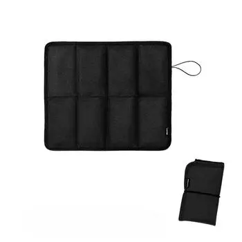 Waterproof Folding Seat Pad Compact Moisture Proof Cushion Lightweight Portable Outdoor Mat for Camping Fishing Picnic Oxford Nylon Fabric 39.5*36*0.75cm чёрный