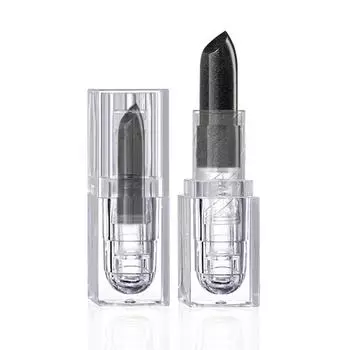 Waterproof Glitter Lipstick Sexy Black Lip Gloss Shiny Lip Tint Cosmetics Halloween Lips Makeup Full Size