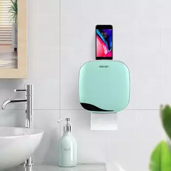 Водонепроницаемый подвесной ящик для салфеток, полка для ванной, многофункциональный насос для салфеток зелёный