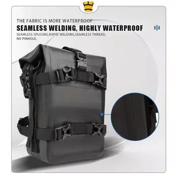 Waterproof Motorcycle Riding Bumper Bag Multi-functional Expandable Waterproof Shoulder Bag Kayak Beach Boating Waterproof Bag чёрный