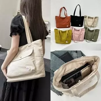 Waterproof Nylon Fabric Crossbody Bag, Student Classroom Computer Bag, Lightweight and Large Capacity Leisure Tote Bag, Handbag, Shoulder Bag