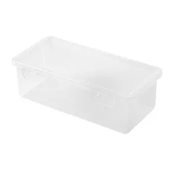 Waterproof Pencil Box Transparent Pen Pencil Case Multifunctional Desktop Storage Box Sundries 19X9.5X6cm