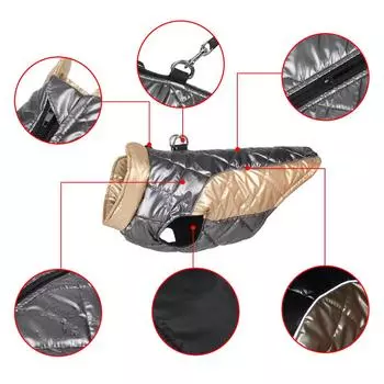 Waterproof Pet Dog Jacket Winter Dog Clothes For Small Medium Dogs Reflective Puppy French Bulldog Coat Maltese Pug Clothing S