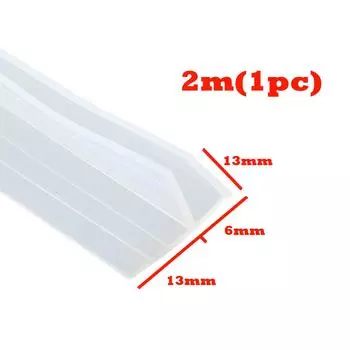 Waterproof Seal Strip Rubber Seal Gap Shower Doors Transparent