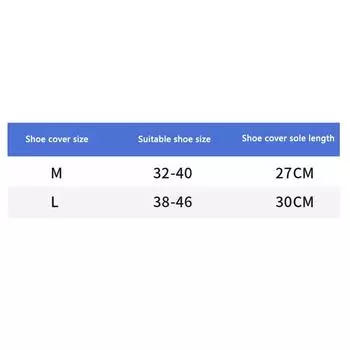Водонепроницаемые силиконовые бахилы многоразовые нескользящие дождевые бахилы нескользящие дождевые сапоги защита для улицы в дождливый день чехол для обуви L чёрный