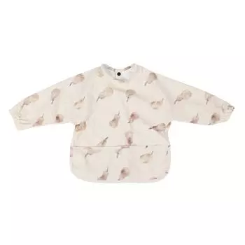 Waterproof Sleeved Bib Mess Proof Full Long Sleeve Soft PU for 6?12 Months Toddler Baby Fruit