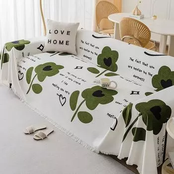 Waterproof Sofa Cover Cloth New Four Seasons Universal Non-Slip Sofa Cover Thickened Chenille Anti-Scratching All-Inclusive Sofa Cover 180*130cm