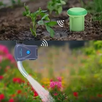 Waterproof Soil Tester Sensitive Garden Soil Moisture 2 in 1 Soil Sensor Plant Flower зелёный