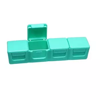 Waterproof Storage Container Cut Compartment Medicine Organizer Pill Dispenser Travel Pill Case Pill Box Medicine Pill Box