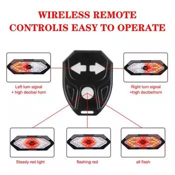 Waterproof Super Bright Universal LED Headlight Lamp Spotlights Rechargeable 32 LED Mountain Bike Lights Bicycle Turn Signal чёрный