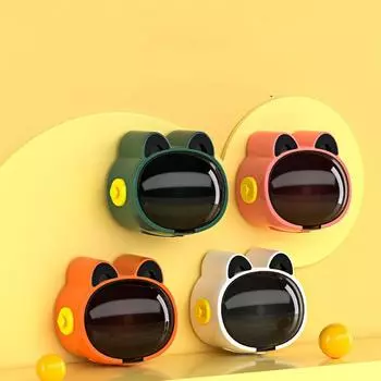 Waterproof Toilet Paper Napkin Tissue Holder Stander For Bathroom Alien Punch-Free Hanging Accessories Storage Organizer зелёный