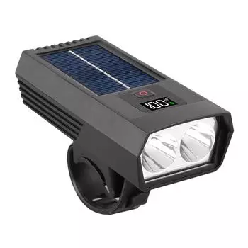 Waterproofs LED Road Bike Front Light Powerful Bright Bicycles Front Headlight Solar Bike Light Easy to Install