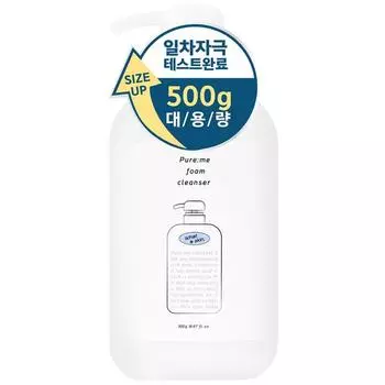 Waterskin Pure Me слабощелочная пенка очищающая, 500г, 1 Известная корейская косметика, популярные товары