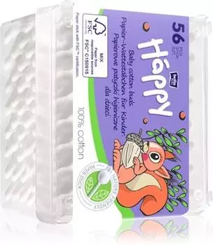 ватные палочки для детей TU прозрачный