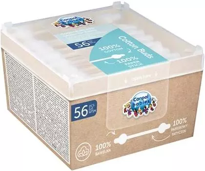 ватные палочки для детей TU прозрачный