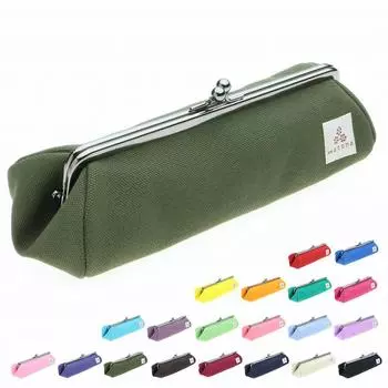 watona Холщовый чехол-пенал (оливково-зеленый)