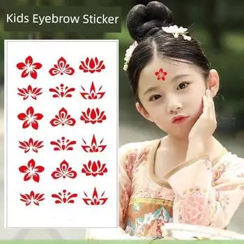 Watsons Green Life Children s Stage Makeup Makeup Kit Eye Shadow Brush Eyelash Curler Hair Rope Pomade Pomade Eyebrow paste